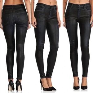 Citizens Of Humanity Rocket Slick High-Rise Skinny Coated Jeans Pants Size 26